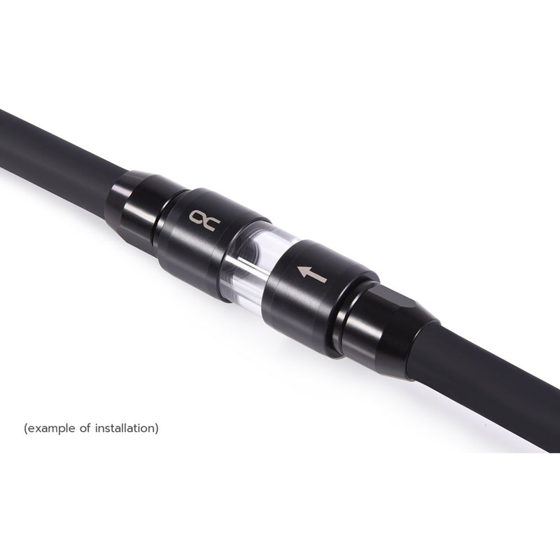 Afbeelding laden in galerijviewer, Alphacool eiszapfen acryl acetal inline filter g1 4 inner thread (zwart transparant)
