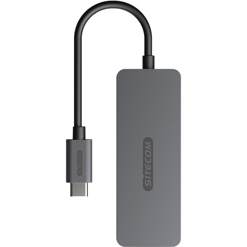 Afbeelding laden in galerijviewer, Sitecom usb-c naar 2x usb-a + 2x usb-c usb-hub (grijs)
