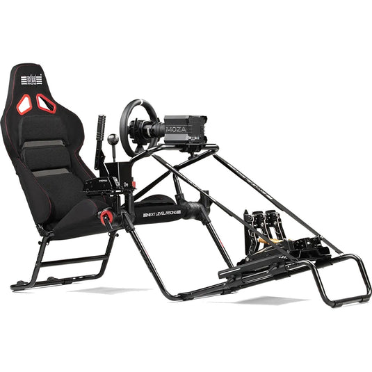 Next level racing gt lite pro foldable racing simulator (zwart)