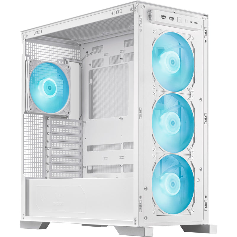 Afbeelding laden in galerijviewer, Asus tuf gaming gt302 argb midi tower behuizing (wit | 2x usb-a | 1x usb-c | rgb | tempered glass)
