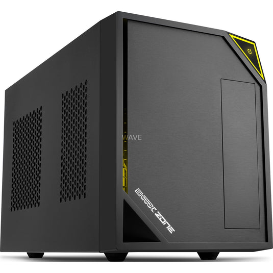 Sharkoon shark zone c10 mini tower behuizing (zwart | 2x usb-a)