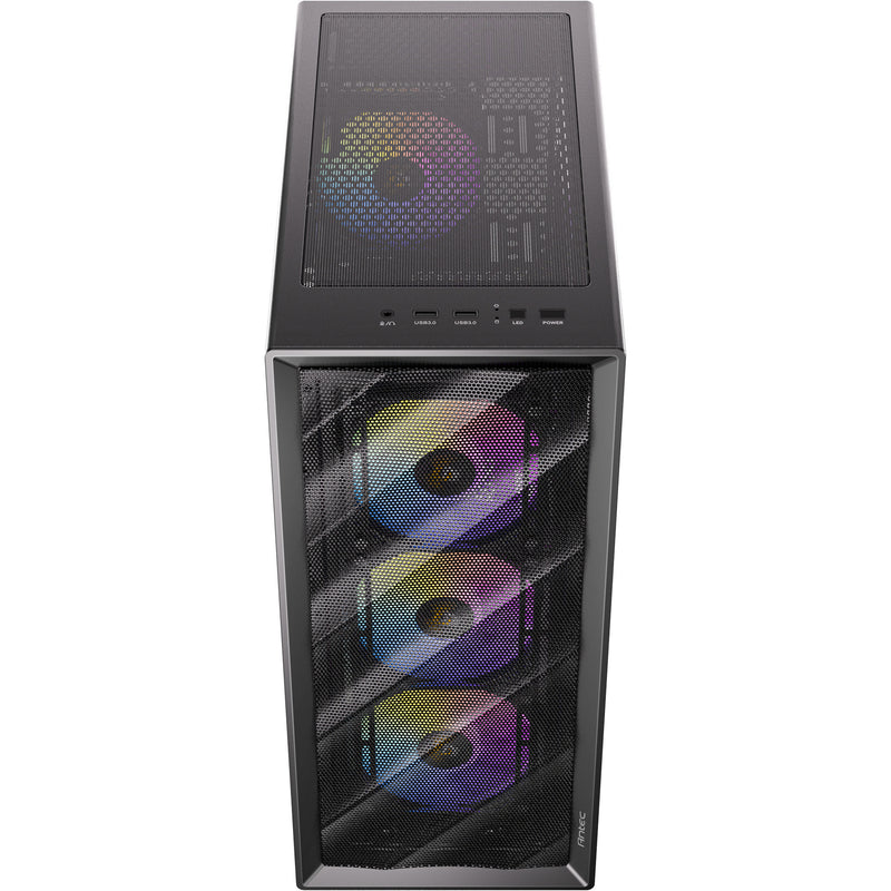 Afbeelding laden in galerijviewer, Antec ax85 argb midi tower behuizing (zwart | 2x usb-a | tempered glass)
