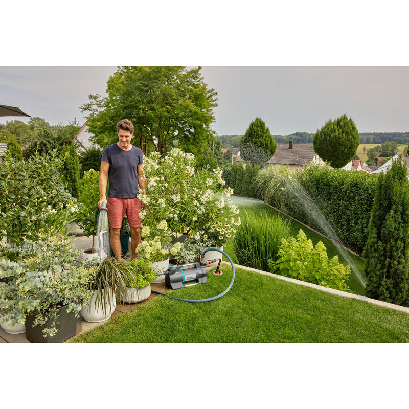 Afbeelding laden in galerijviewer, Gardena besproeiingspomp 6300 silentcomfort (donkergrijs roestvrij staal, 1050 watt | bluetooth)
