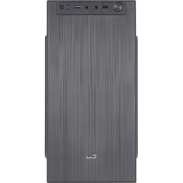 Afbeelding laden in galerijviewer, Aerocool cs-108 mini tower behuizing (zwart | 2x usb-a)
