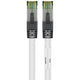 Goobay cat.8.1 netwerkkabel (wit, 0,5 meter, s ftp (pimf), rj-45)