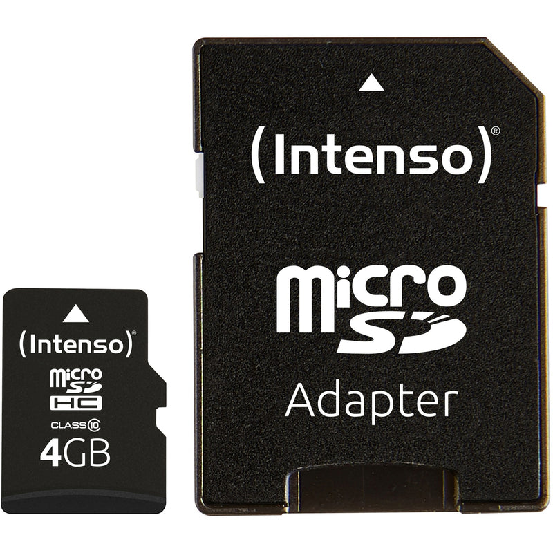 Afbeelding laden in galerijviewer, Intenso microsdhc 4gb class 10 geheugenkaart (incl. sd adapter)
