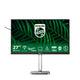 Philips 27b2g5601 27 monitor (zilver zwart, hdmi, displayport, usb, lan, audio)