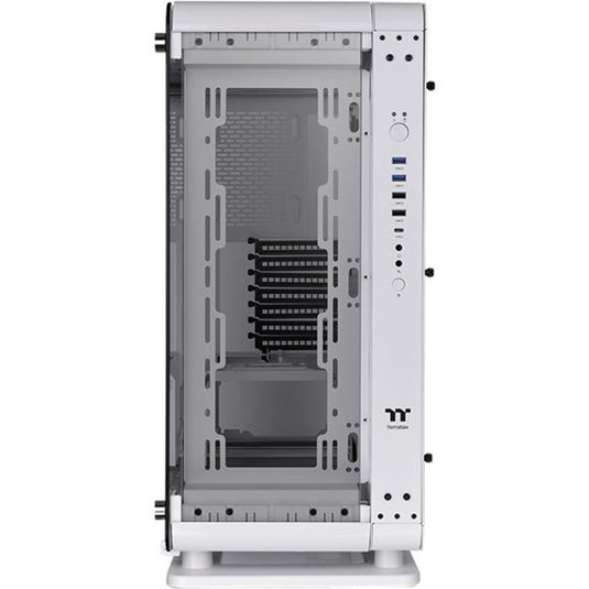 Thermaltake core p6 tempered glass snow midi tower behuizing (wit | 4x usb-a | 1x usb-c | window)