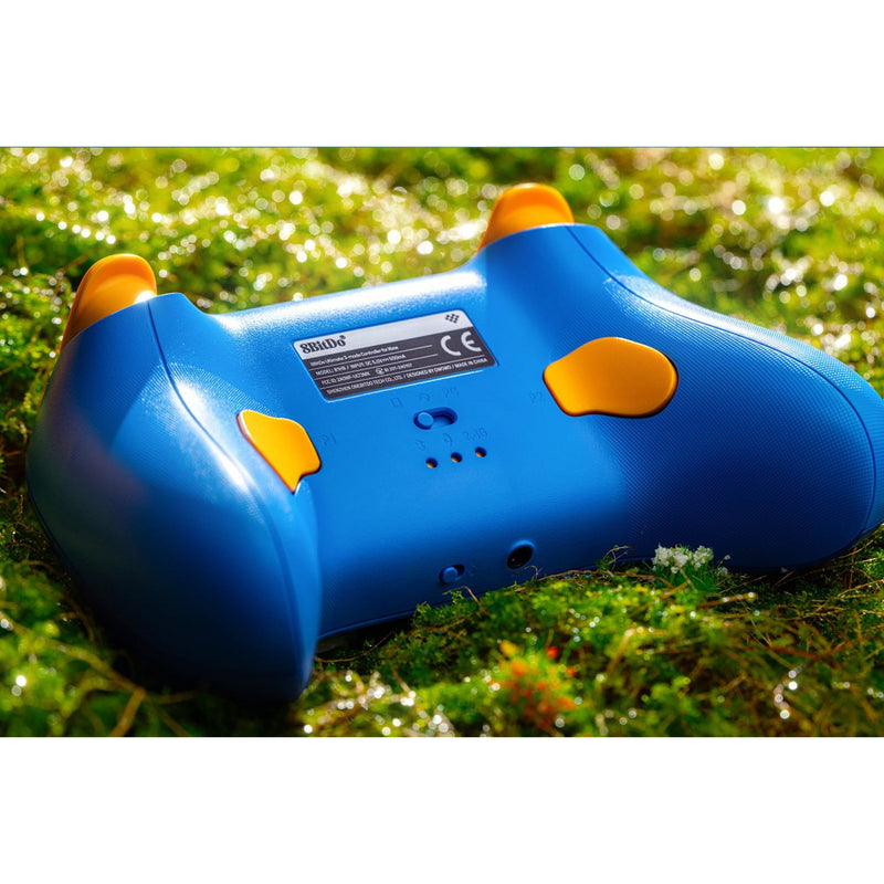 Afbeelding laden in galerijviewer, 8bitdo ultimate 3-mode controller for xbox - rare 40th anniversary edition (blauw goud, xbox series x|s, xbox one, pc, bluetooth usb-c 2.4 ghz )
