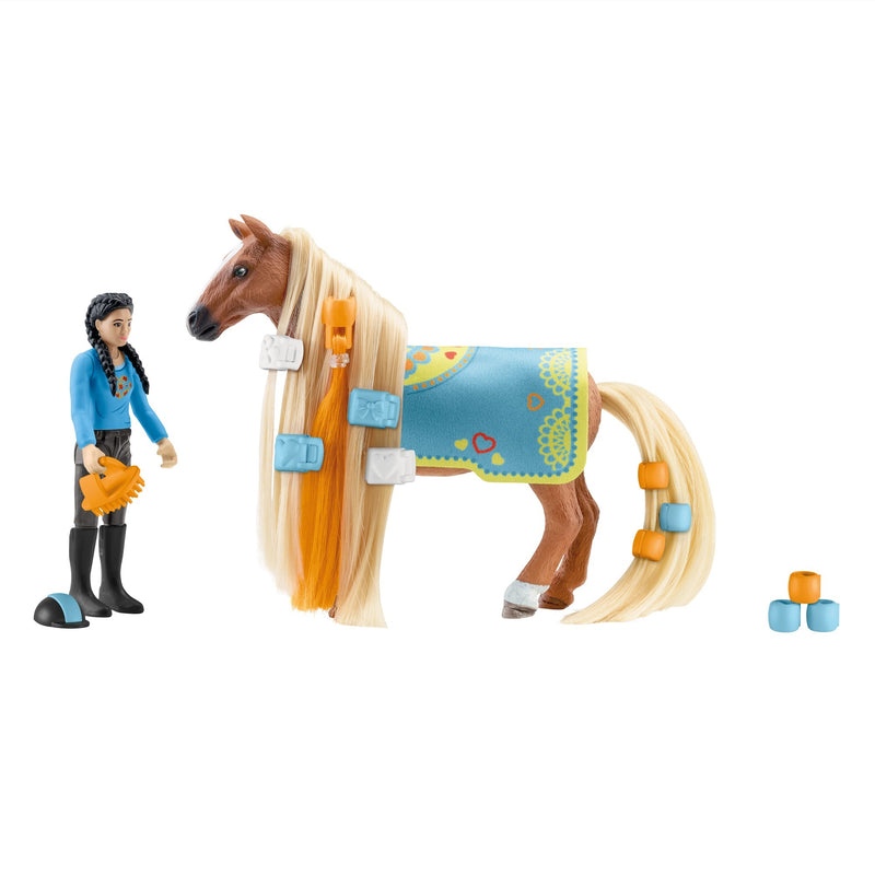 Afbeelding laden in galerijviewer, Schleich horse club sofia's beauties - kim caramelo starterset speelfiguur (42585)
