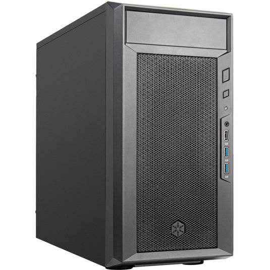 Silverstone fara 311 midi tower behuizing (zwart | 3x usb-a)