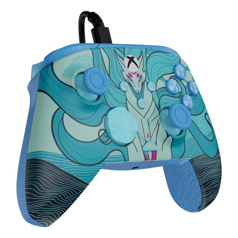 Afbeelding laden in galerijviewer, Turtle beach rematch geavanceerde bedrade controller (blue kitsune, xbox serie x|s, xbox one, pc)
