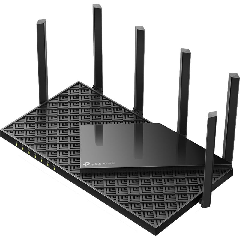 Afbeelding laden in galerijviewer, Tp-link archer axe75 axe5400 tri-band gigabit wifi 6e-router (zwart)
