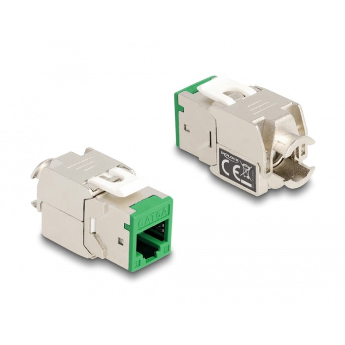 Afbeelding laden in galerijviewer, Delock rj45 jack > lsa cat 6a toolfree keystone module (meerkleurig, 8 stuks)
