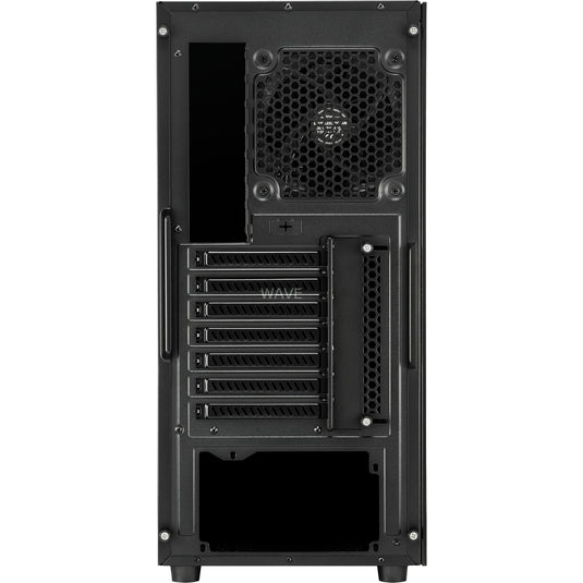 Sharkoon tg6 rgb midi tower behuizing (zwart | 4x usb-a | rgb | tempered glass)