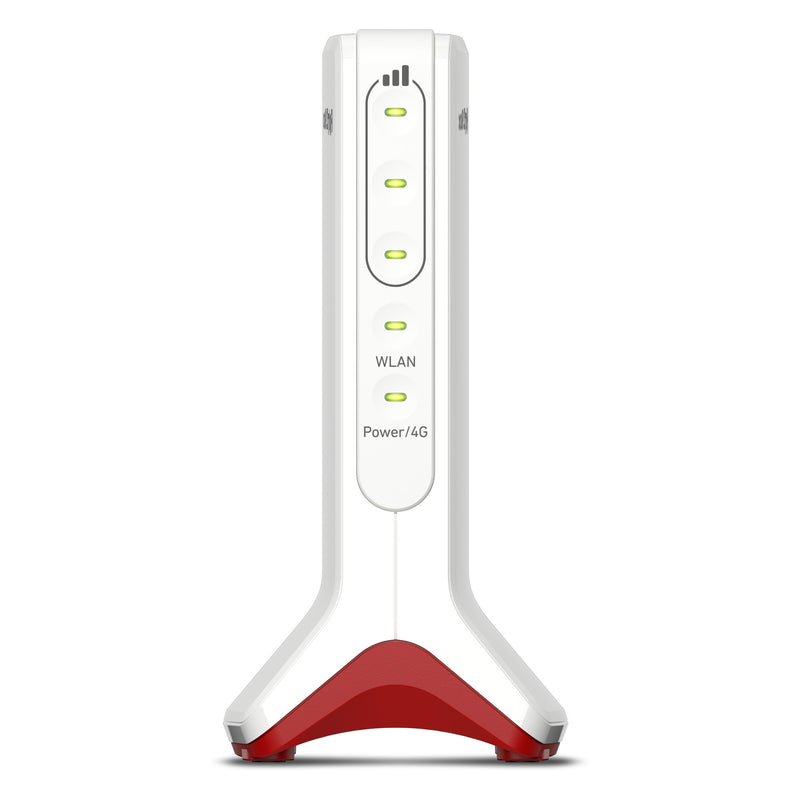 Afbeelding laden in galerijviewer, Fritz! box 6825 4g edition international wlan lte router (wit rood, mesh wi-fi, 4g 3g)
