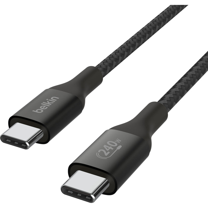 Afbeelding laden in galerijviewer, Belkin boostcharge usb-c > usb-c kabel (zwart, 1 meter, 240 w)
