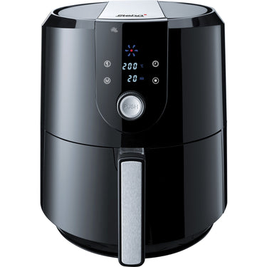 Steba hf 5000 xl heteluchtfriteuse (zwart roestvrij staal, 5,2 liter)