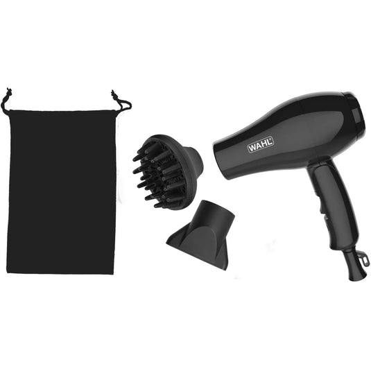 Wahl home products travel hair dryer föhn (zwart)