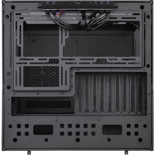 Thermaltake the tower 500 midi tower behuizing (zwart | 4x usb-a | 1x usb-c | tempered glass)