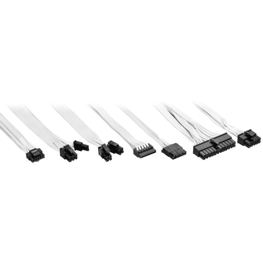 Sharkoon rebel p20 1200 white modulaire 1200 watt voeding (wit, 1x 12v-2x6, 4x pcie)