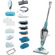 Black+decker 1600w steam-mop bhsm1615dam-qs stoomreiniger (wit blauw, incl. steamitt, deltavoet en 17 accessoires)