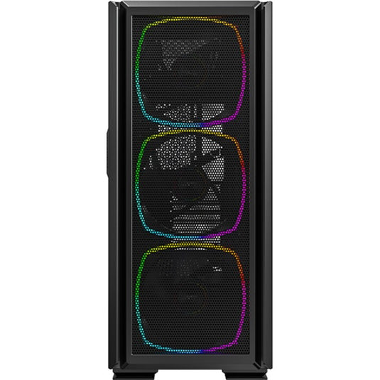 Montech sky two gx midi tower behuizing (zwart | 2x usb-a | 1x usb-c | window)