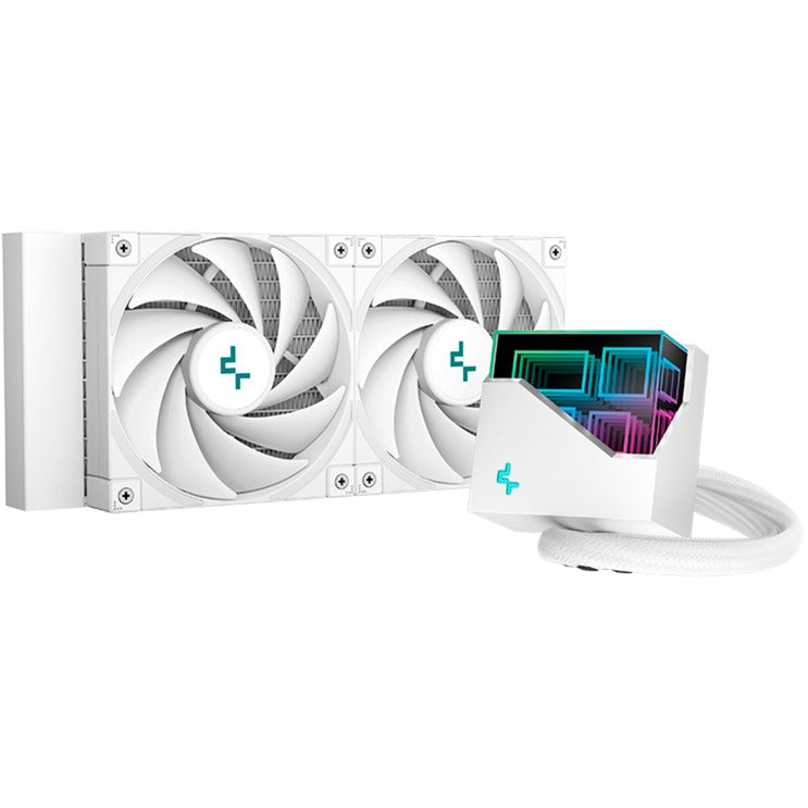 Afbeelding laden in galerijviewer, Deepcool lt520 wh 240 waterkoeling (wit, 4-pin pwm)
