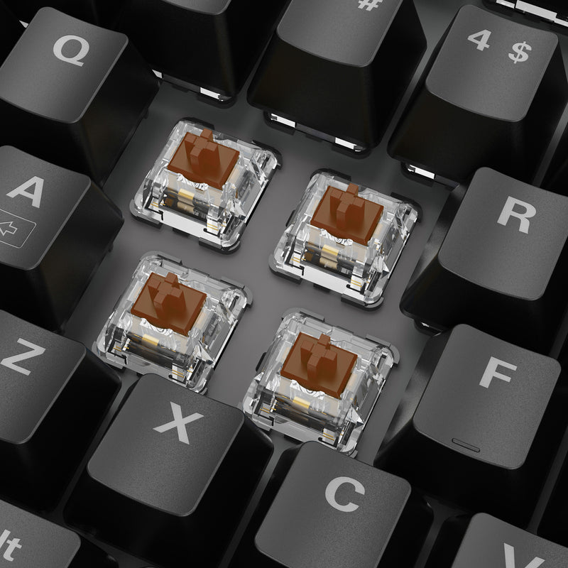 Afbeelding laden in galerijviewer, Sharkoon skiller sgk20 rgb mechanisch gaming toetsenbord (zwart, us lay-out (qwerty), huano brown, 100%, rgb)
