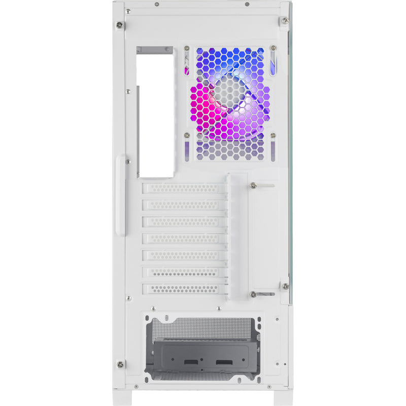 Afbeelding laden in galerijviewer, Silverstone lucid 05 mini tower behuizing (wit | 2x usb-a | 1x usb-c | rgb | tempered glass)
