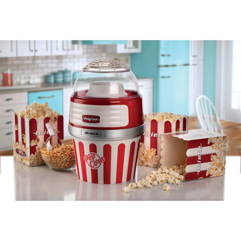 Afbeelding laden in galerijviewer, Ariete party time pop corn xl machine 2957 00 popcornmaker (rood wit)
