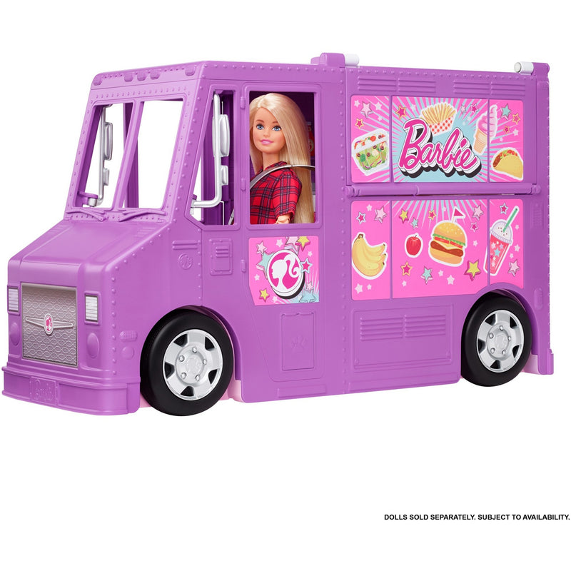 Afbeelding laden in galerijviewer, Barbie fresh 'n' fun food truck poppen accessoires
