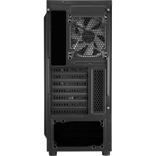 Sharkoon tk4 rgb midi tower behuizing (zwart | 4x usb-a | rgb | tempered glass)
