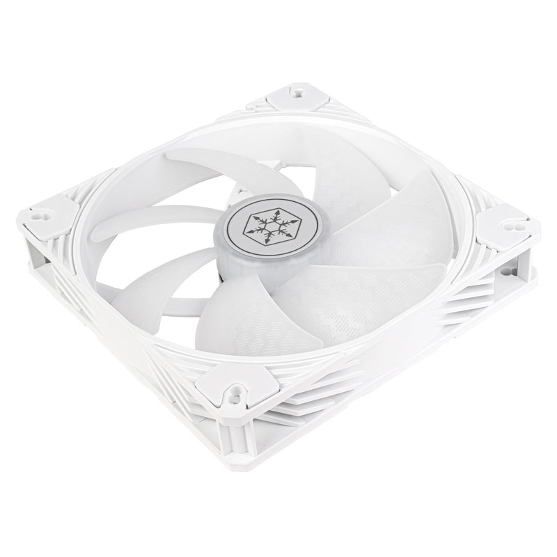 Afbeelding laden in galerijviewer, Silverstone shark force 140 argb case fan (wit, 140 x 140 x 25 mm, pwm, 4-1 pin argb (5v led))

