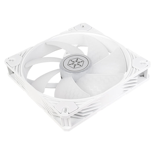 Silverstone shark force 140 argb case fan (wit, 140 x 140 x 25 mm, pwm, 4-1 pin argb (5v led))