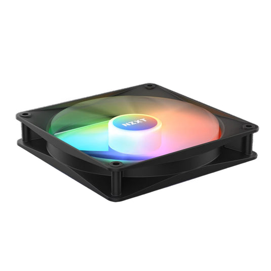 Nzxt f140 rgb core case fan (zwart, 140 x 140 x 26 mm, pwm, zonder controller)