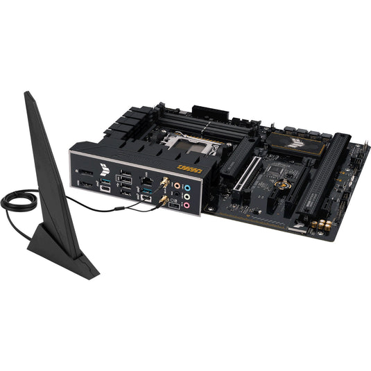 Asus tuf gaming b650-plus wifi socket am5 moederbord (zwart lichtoranje, raid, 2.5gb-lan, wi-fi 6, bt 5.2, sound, atx)