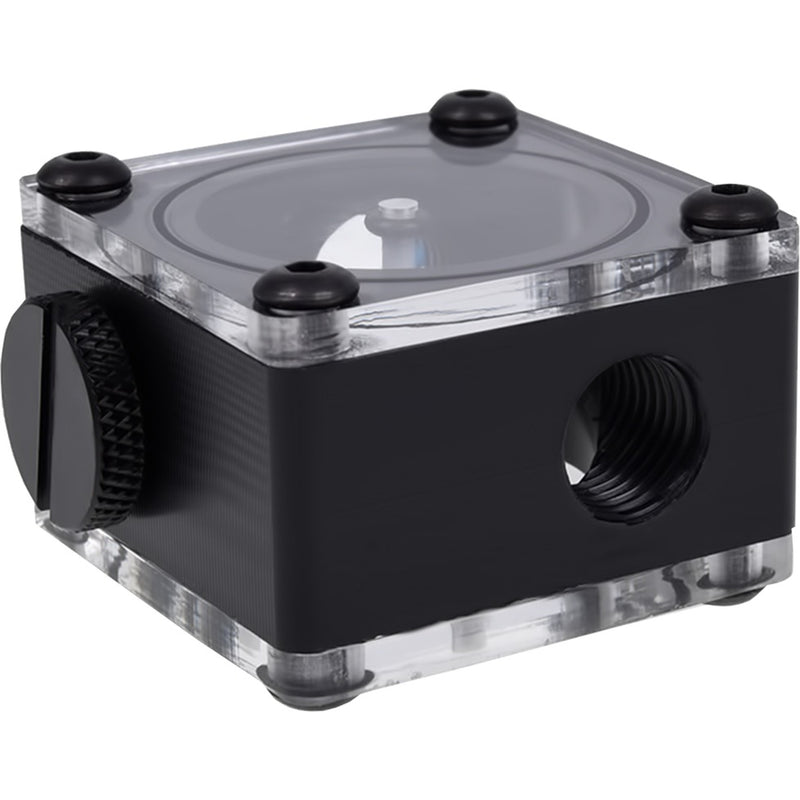 Afbeelding laden in galerijviewer, Alphacool eisflügel doorstroomindicator g1 4 square doorstroommeter (zwart)

