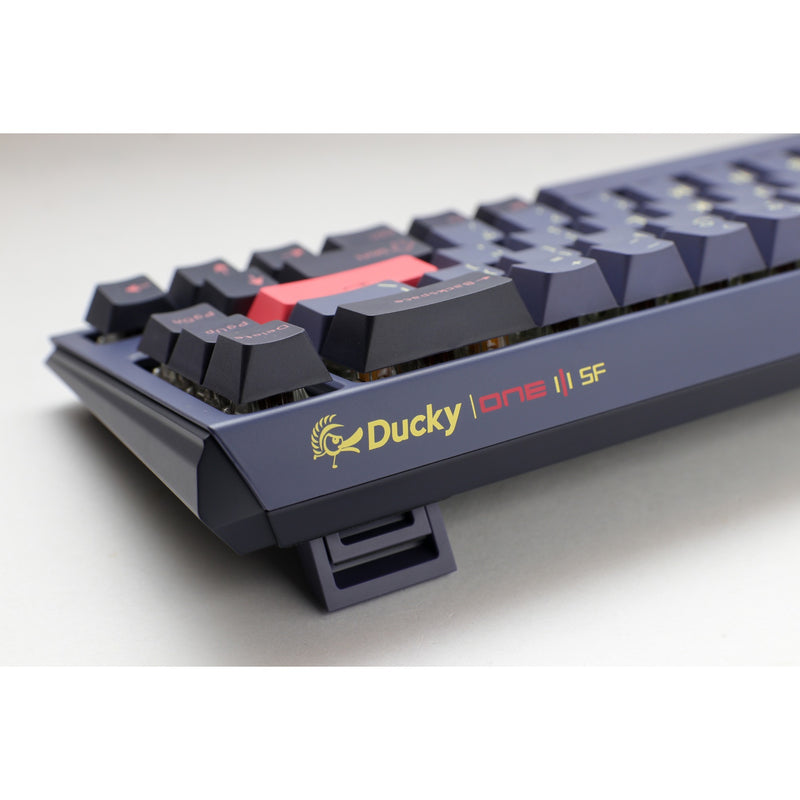 Afbeelding laden in galerijviewer, Ducky one 3 cosmic blue sf rgb mechanisch toetsenbord (donkerblauw, us lay-out (qwerty), cherry mx red, 65%, rgb leds, double-shot pbt, hot-swappable, quack mechanics)
