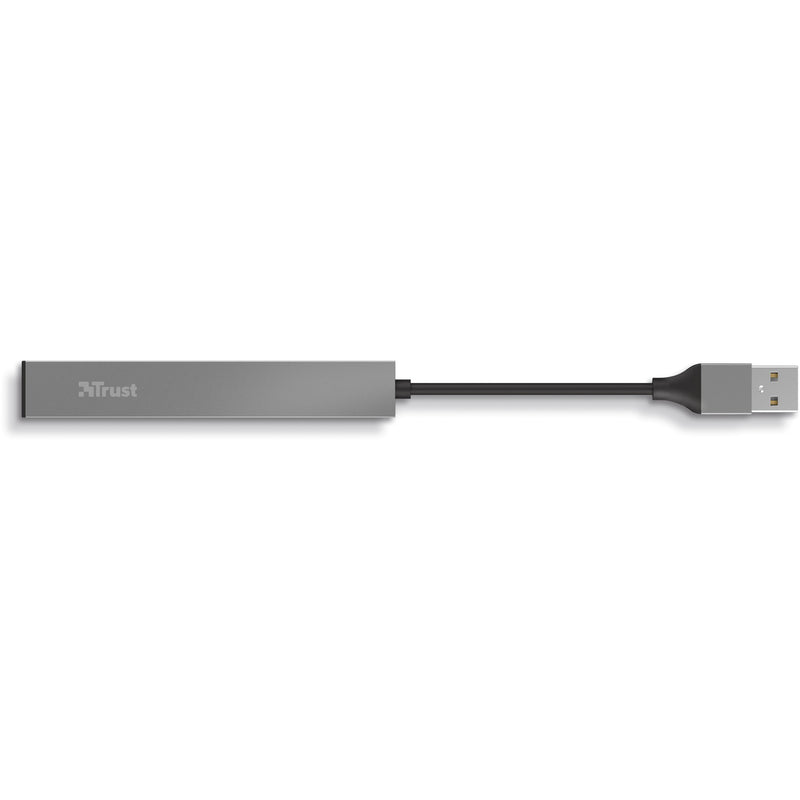 Afbeelding laden in galerijviewer, Trust halyx aluminium 4-port mini usb hub usb-hub (aluminium)
