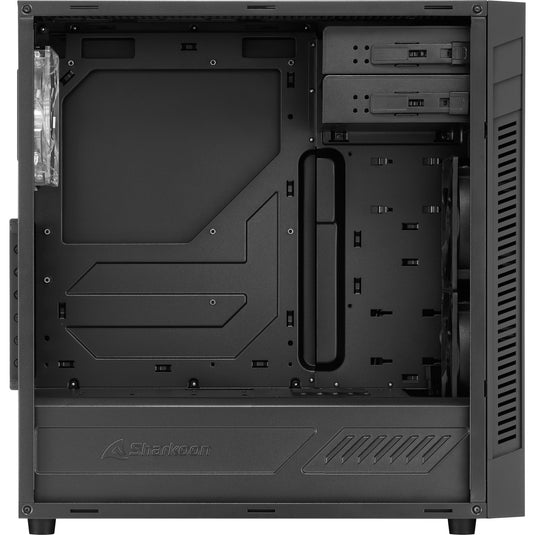 Sharkoon s25-w midi tower behuizing (zwart | 2x usb-a | window)