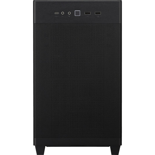 Asus prime ap201 mini tower behuizing (zwart | 2x usb-a | 1x usb-c | tempered glass)