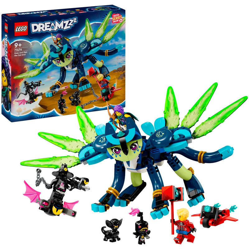 Afbeelding laden in galerijviewer, Lego dreamzzz - zoey en zian de kattenuil constructiespeelgoed (71476)
