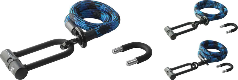 Afbeelding laden in galerijviewer, Texlock eyelet u x - u-lock incl. textile cable with steel core
