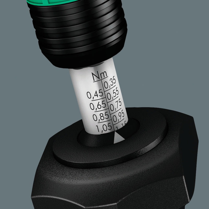 Afbeelding laden in galerijviewer, Wera 7440 41 kraftform momentschroevendraaier-set 0,3-3,0 nm (zwart groen, 26‑delig)
