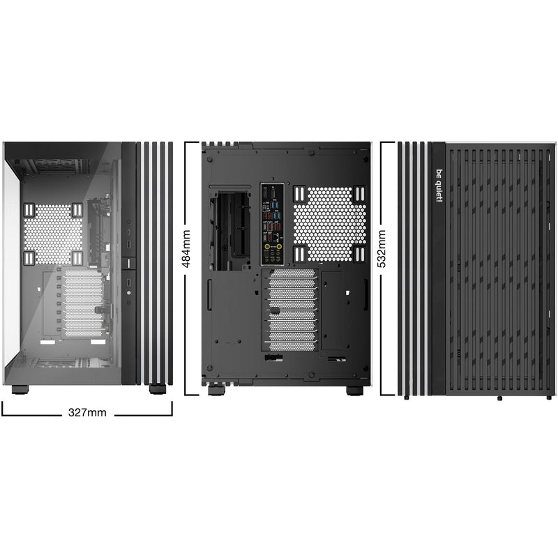 Afbeelding laden in galerijviewer, Be quiet! light base 900 dx big tower behuizing (zwart | 2x usb-a | 1x usb-c | rgb | window)
