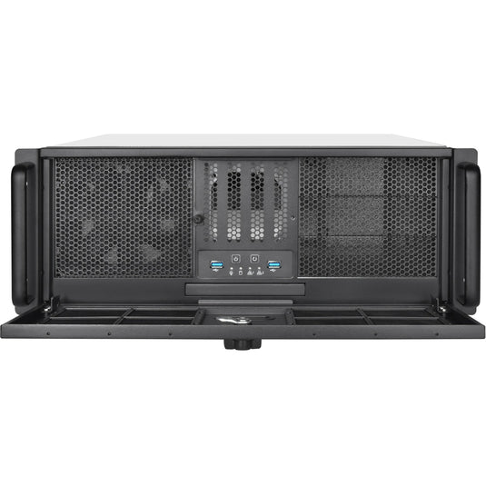 Silverstone rm400 rack behuizing (zwart | 2x usb-a 3.2 (5 gbit s))