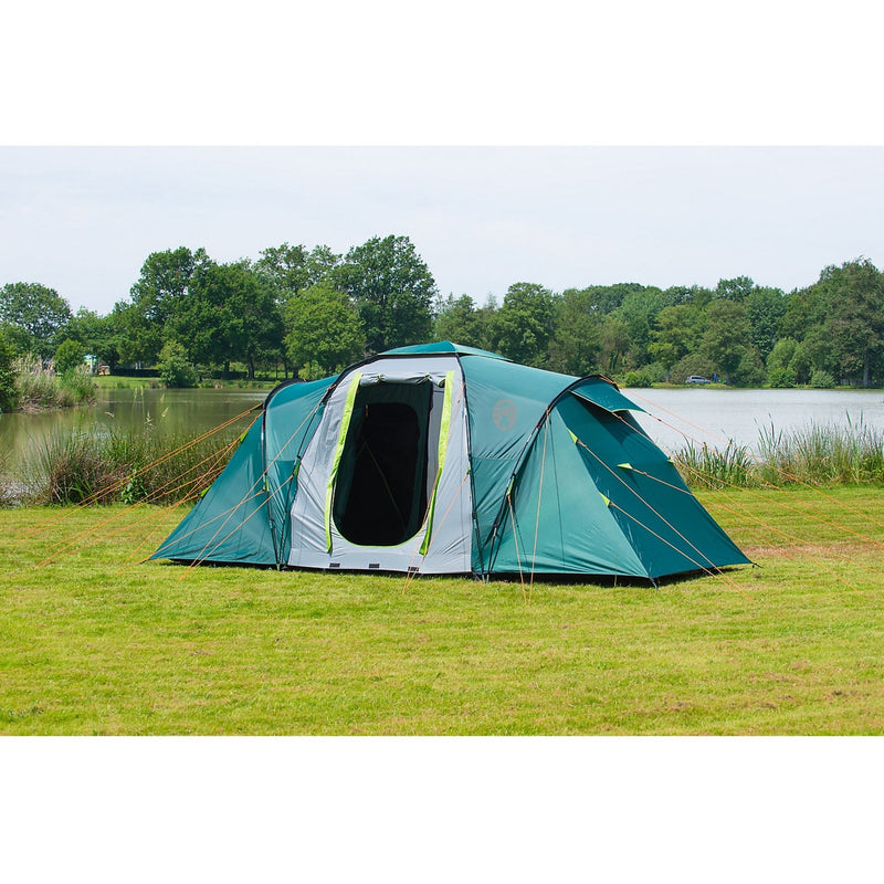 Afbeelding laden in galerijviewer, Coleman spruce falls 4 tent (donkergroen lichtgrijs)
