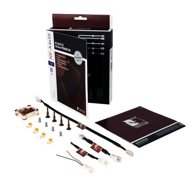 Afbeelding laden in galerijviewer, Noctua nf-a4x10 flx case fan (bruin, 40 x 40 x 10 mm)
