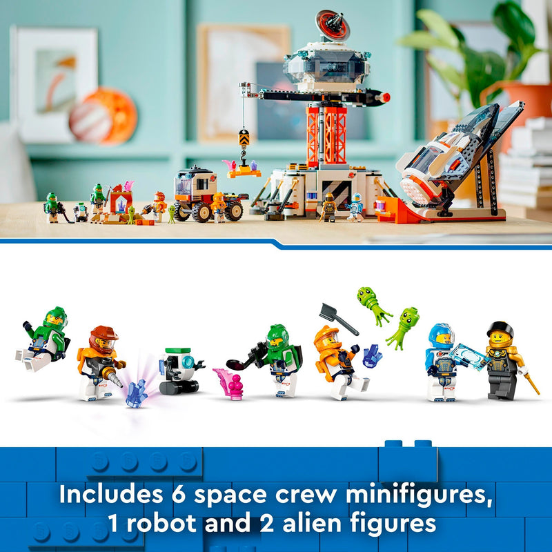 Afbeelding laden in galerijviewer, Lego city - ruimtebasis en raketlanceringsplatform constructiespeelgoed (60434)
